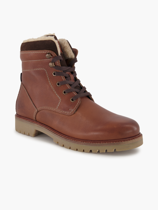 Varese Bottes à lacets Cognac 93475 1