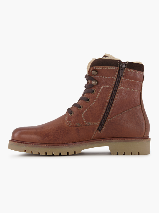 Varese Bottes à lacets Cognac 93475 3