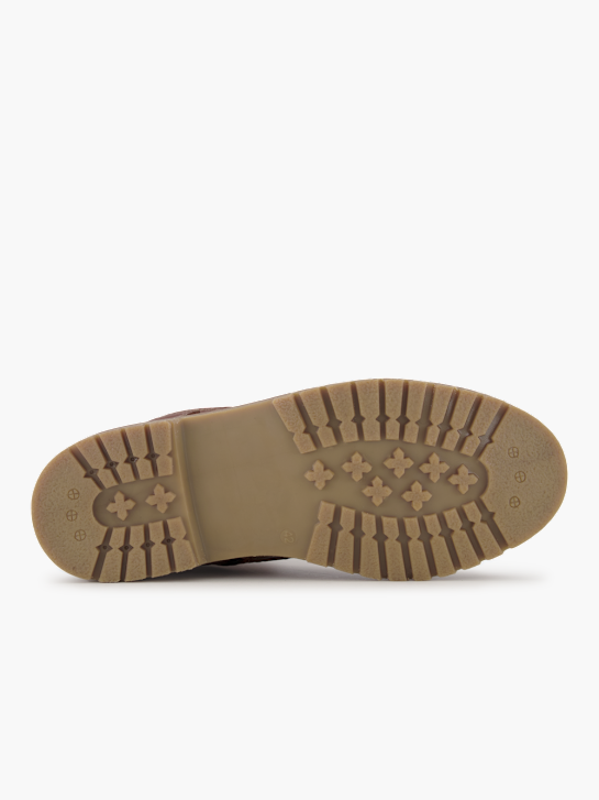 Varese Bottes à lacets Cognac 93475 4