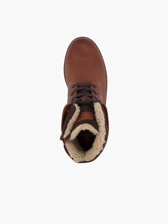 Varese Bottes à lacets Cognac 93475 5