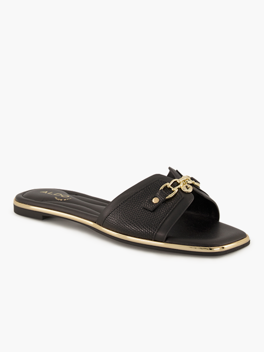 ALDO Flache Pantolette Schwarz 95517 1