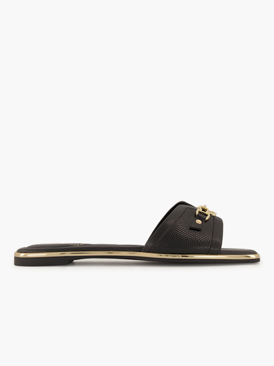ALDO Flache Pantolette Schwarz 95517 2