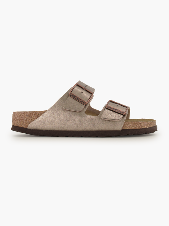 Birkenstock Flache Pantolette Taupe 95533 2