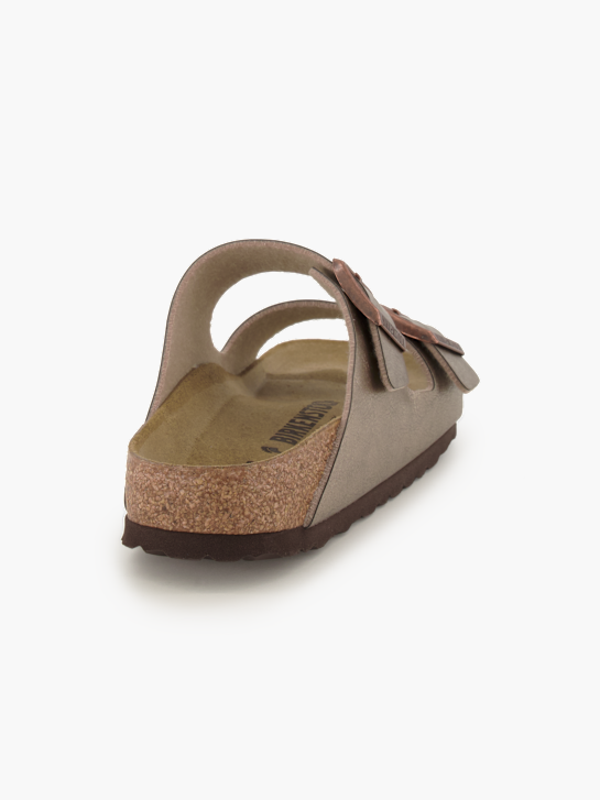 Birkenstock Flache Pantolette Taupe 95533 4