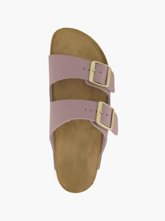 Birkenstock Flache Pantolette Creme 95538 3