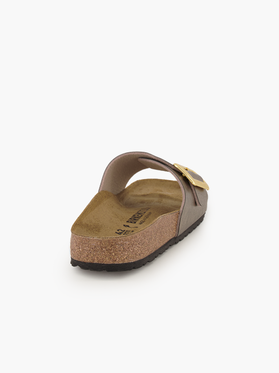 Birkenstock Flache Pantolette Taupe 95547 4