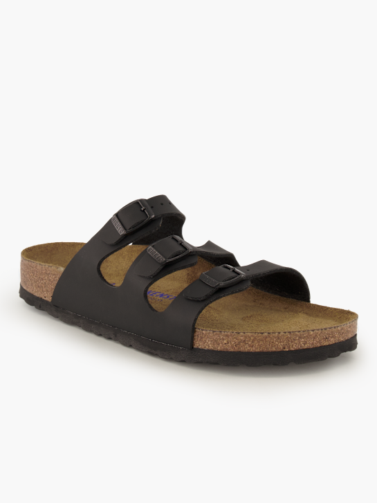 Birkenstock Flache Pantolette Schwarz 95559 1