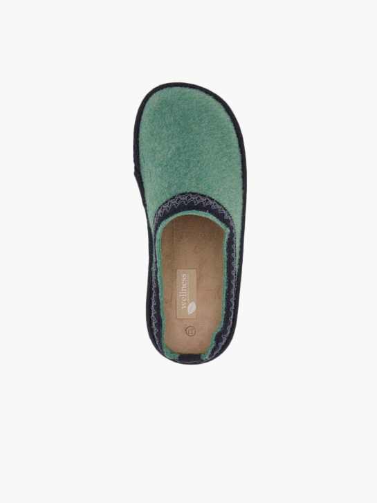 Wellness Pantoffel Grün 95597 3