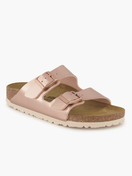 Birkenstock Flache Pantolette Gold 95606 1