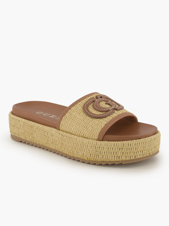 GUESS Flache Pantolette Beige 95627 1