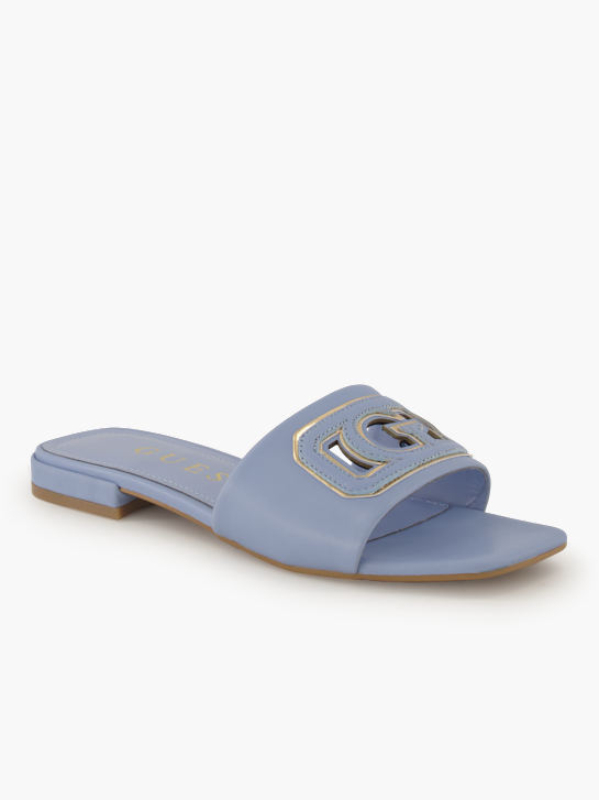 GUESS Flache Pantolette Blau 95631 1