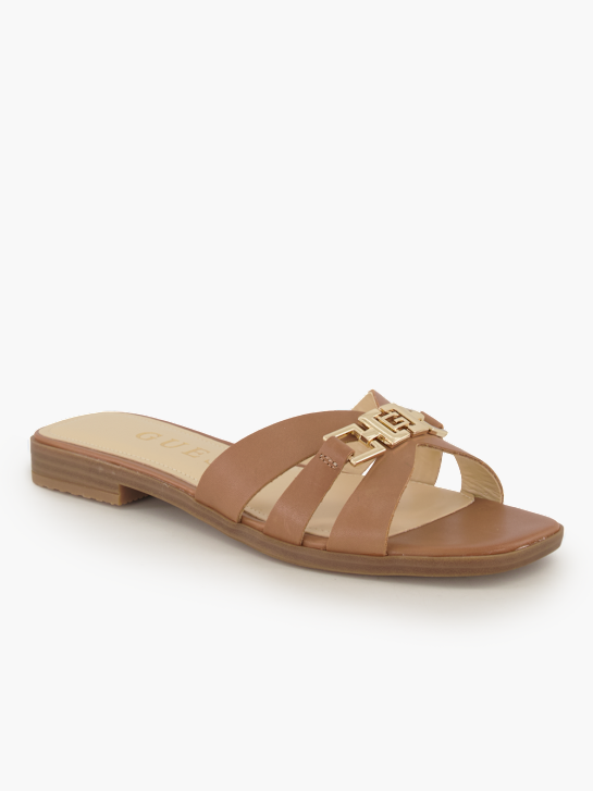 GUESS Flache Pantolette Beige 95632 1