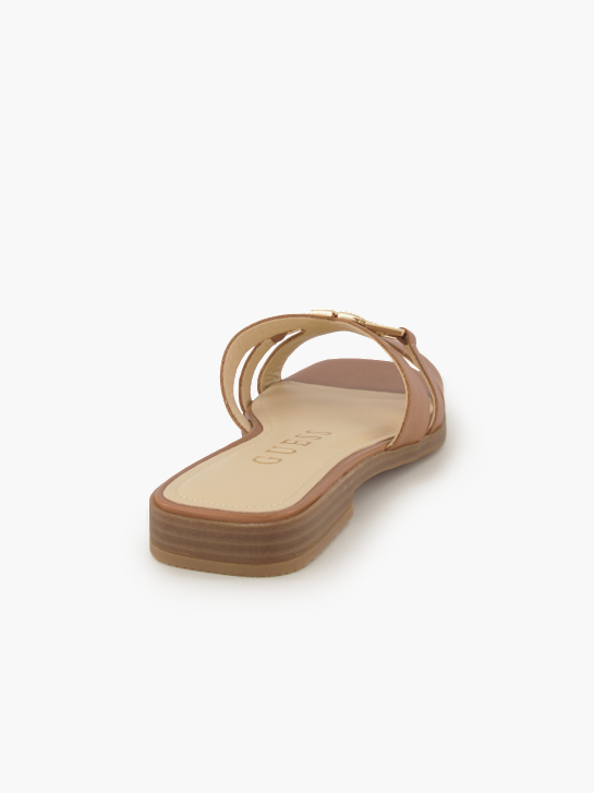 GUESS Flache Pantolette Beige 95632 3