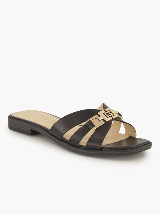 GUESS Flache Pantolette Schwarz 95634 1