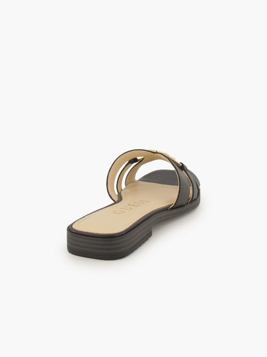 GUESS Flache Pantolette Schwarz 95634 3
