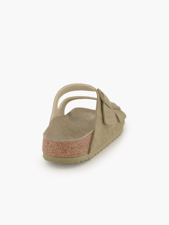 Birkenstock Flache Pantolette Grün 95726 4