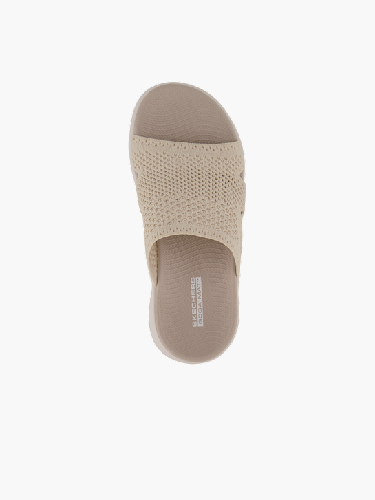 Skechers Claquettes Crème 95779 4