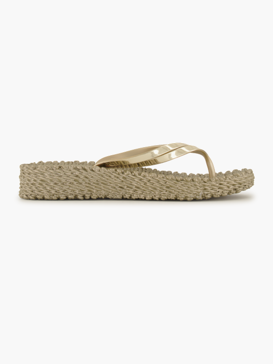 Ilse Jacobsen Ciabatta bassa Oro 95892 2