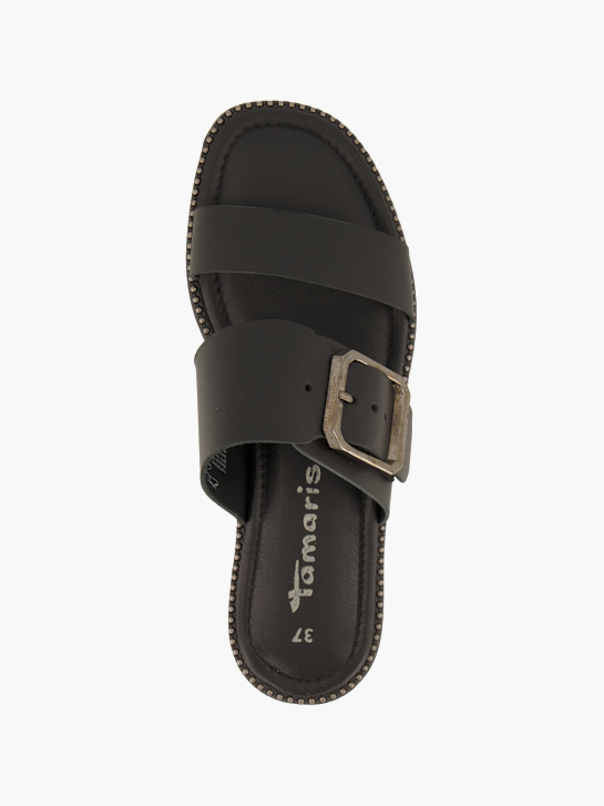 Tamaris Flache Pantolette Schwarz 96007 3