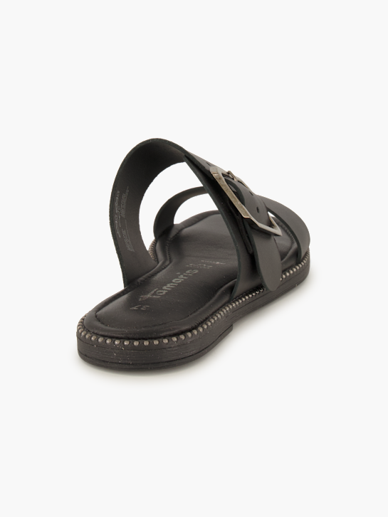 Tamaris Flache Pantolette Schwarz 96007 4