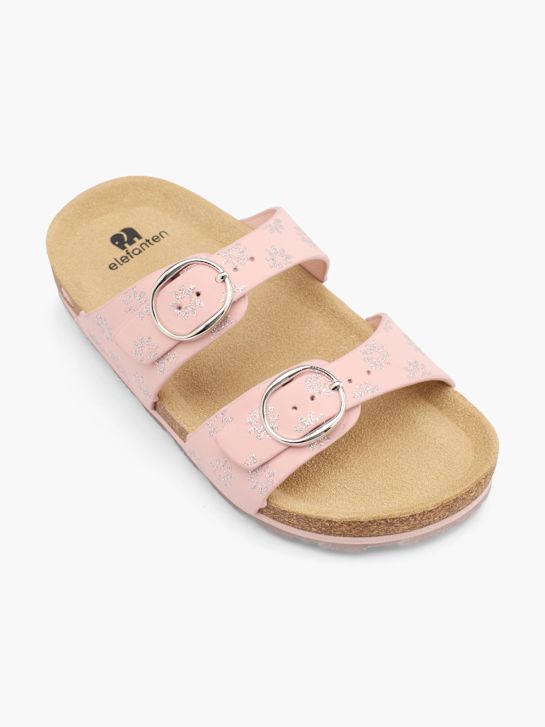 elefanten Offener Hausschuh Rosa 63077 4