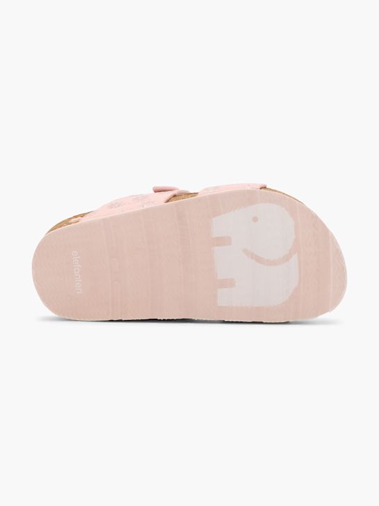 elefanten Offener Hausschuh Rosa 63077 3