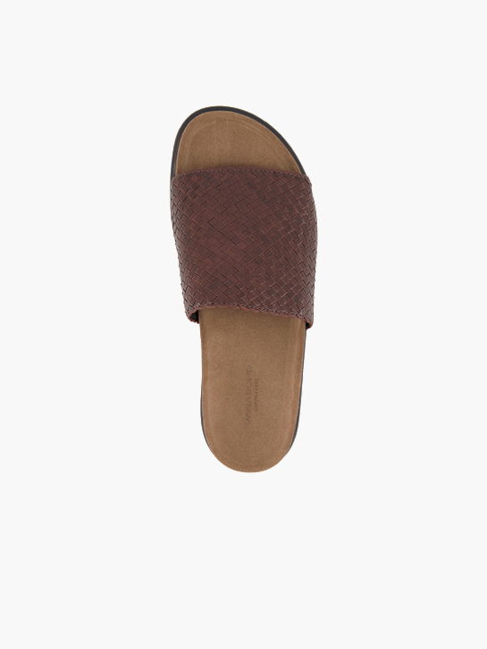 Vagabond Flache Pantolette Braun 96045 3