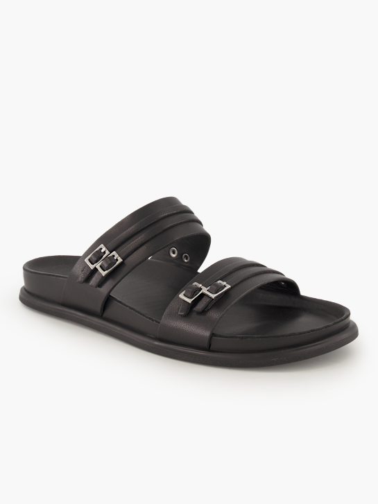 Vagabond Flache Pantolette Schwarz 96046 1