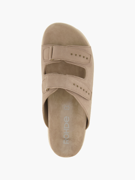 ROHDE Offener Hausschuh Creme 96097 3