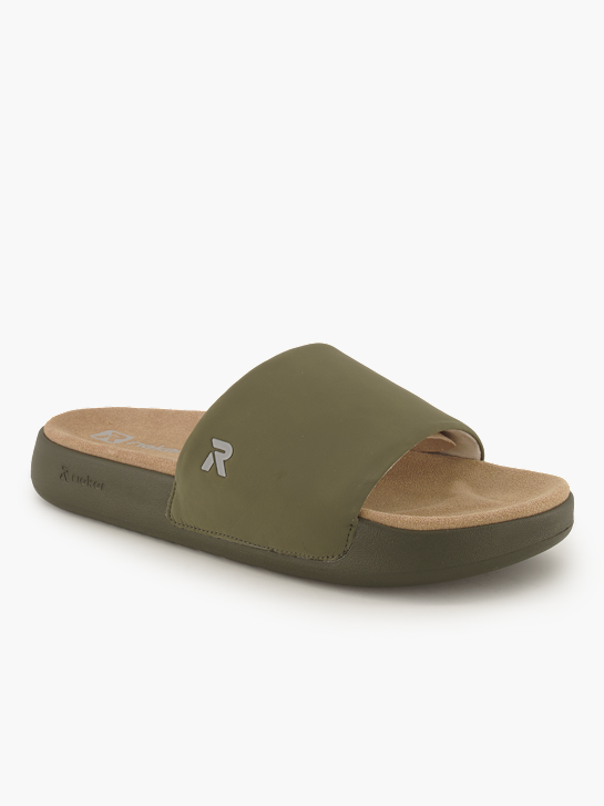 Rieker Ciabatta aperta dietro Verde 96133 1