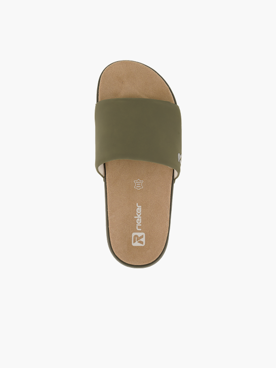 Rieker Ciabatta aperta dietro Verde 96133 3