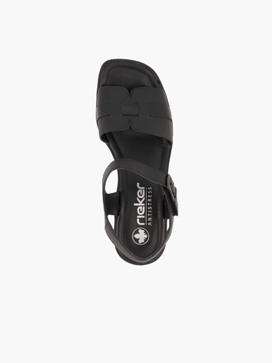 Rieker Sandale Schwarz 96185 3