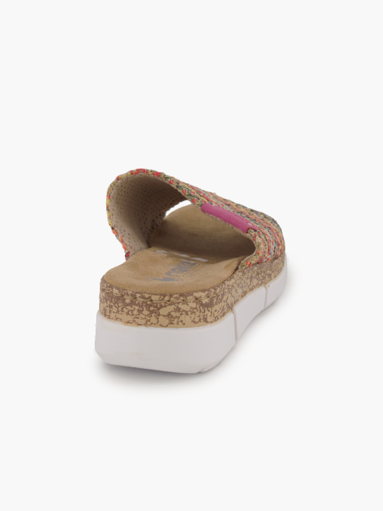 Rieker Flache Pantolette Fuchsia 96190 4
