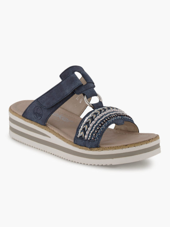 Rieker Pantolette Blau 96192 1