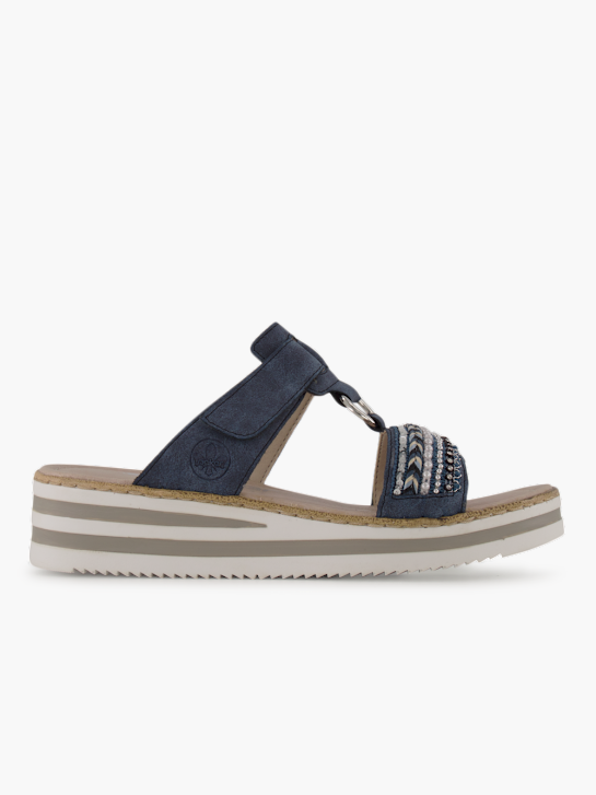 Rieker Pantolette Blau 96192 2
