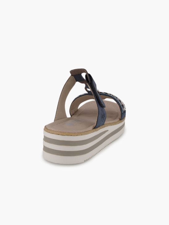 Rieker Pantolette Blau 96192 4