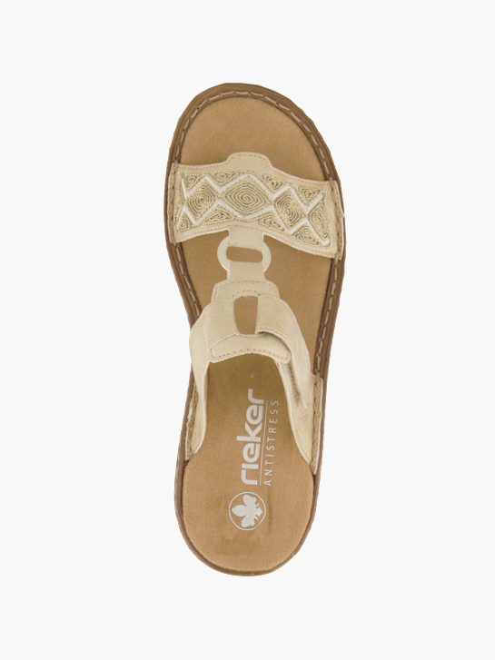Rieker Chaussons Crème 96195 4