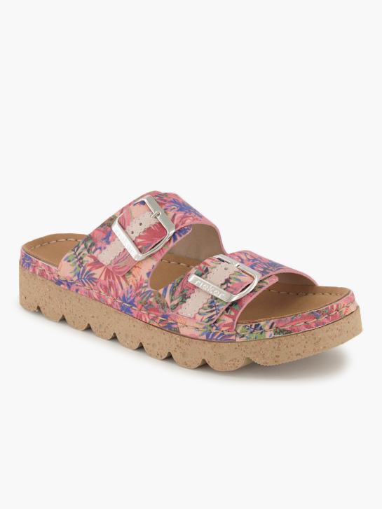 Rieker Flache Pantolette Rosa 96197 1