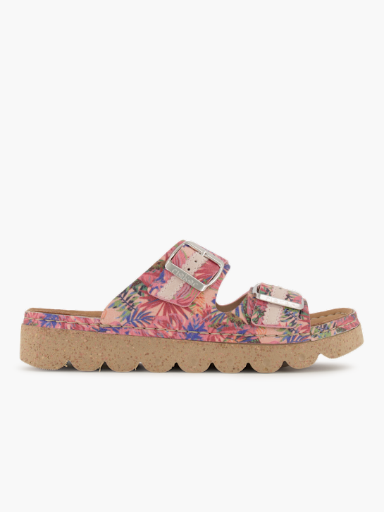 Rieker Flache Pantolette Rosa 96197 2