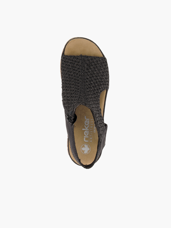 Rieker Sandalo Nero 96200 4