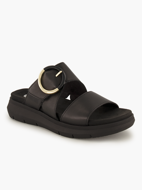 remonte Flache Pantolette Schwarz 96214 1