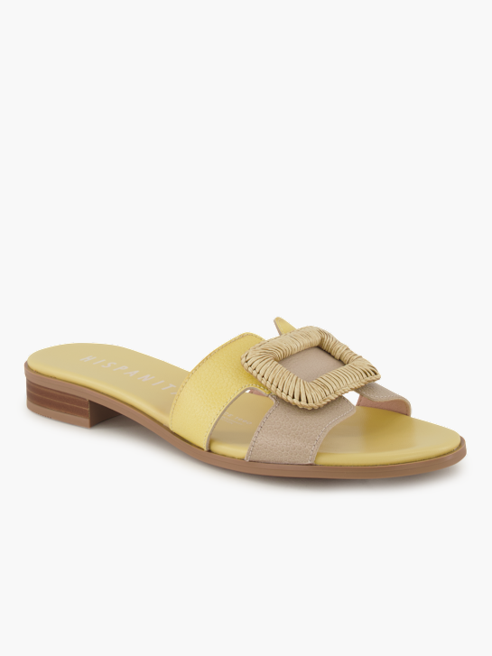 Hispanitas Flache Pantolette Taupe 96246 1