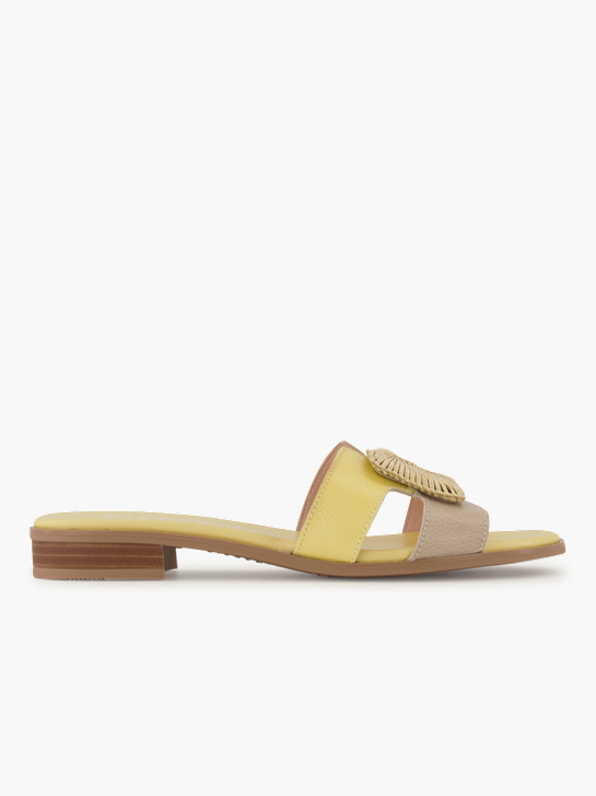 Hispanitas Flache Pantolette Taupe 96246 2