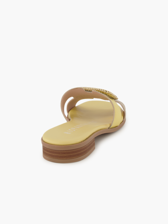Hispanitas Flache Pantolette Taupe 96246 4