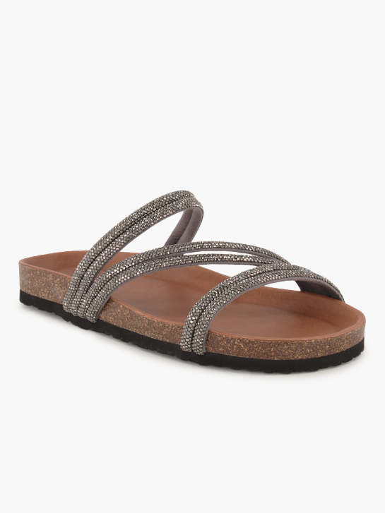 Varese Flache Pantolette Grau 96303 1