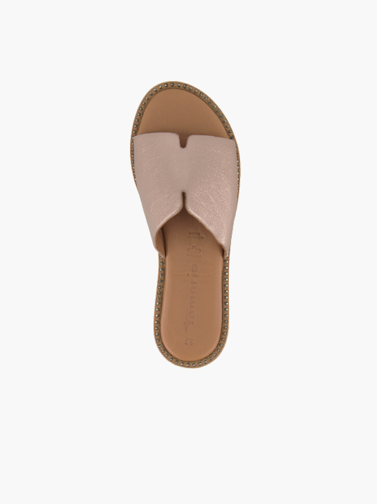 Tamaris Flache Pantolette Bronze 96309 3