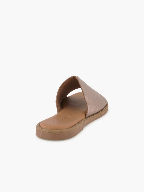 Tamaris Flache Pantolette Bronze 96309 4