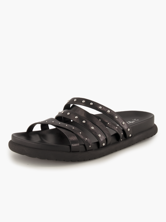 Tamaris Flache Pantolette Schwarz 96310 1
