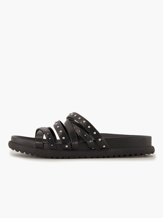 Tamaris Flache Pantolette Schwarz 96310 2