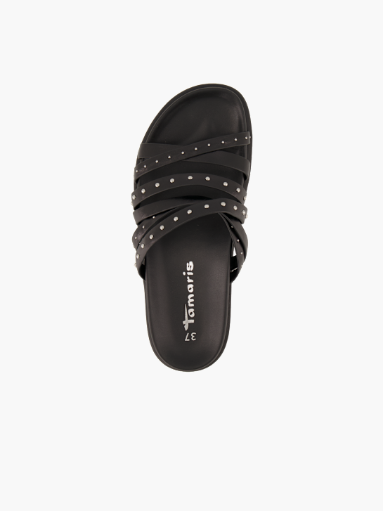 Tamaris Flache Pantolette Schwarz 96310 3